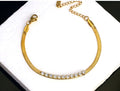 22K Gold Plated Stainless Steel Bracelet