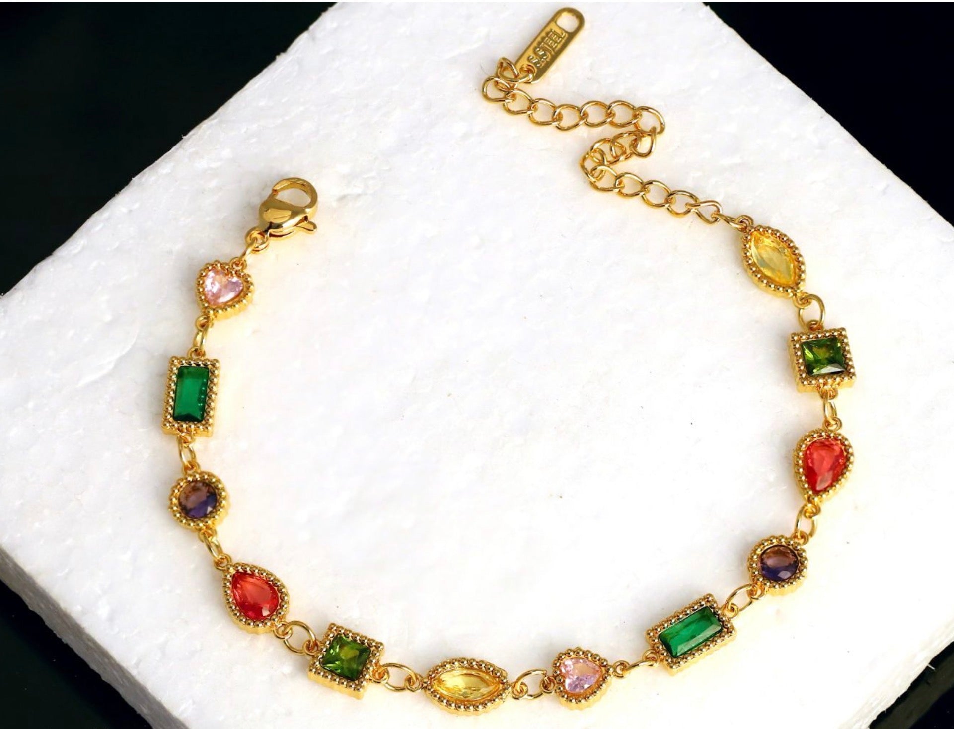22K Gold Plated Stainless Steel Bracelet